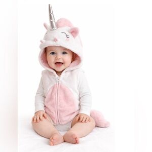 Carter's Pink and White Unicorn Costume